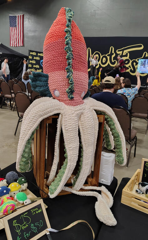 Kraken, pattern by CraftyIntentions