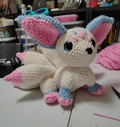 Mimi the Gumiho, pattern by Creative Outlet Crafts