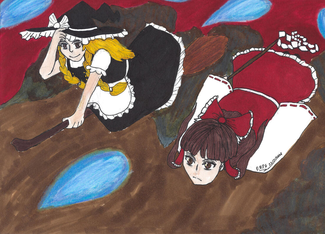 Battle for Gensokyo, fanart of 東方 Project