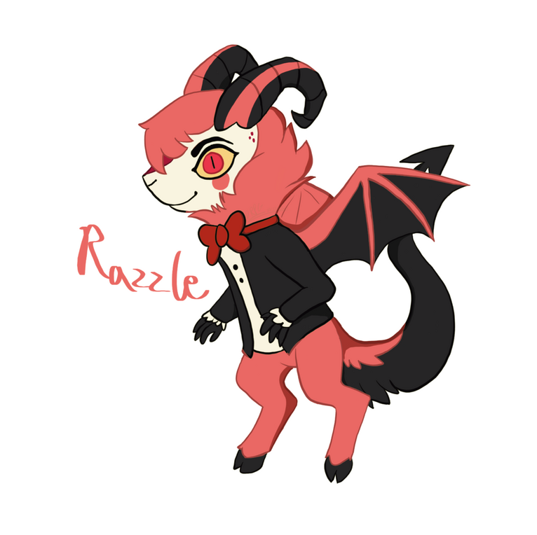 Razzle, chibi fanart of Hazbin Hotel