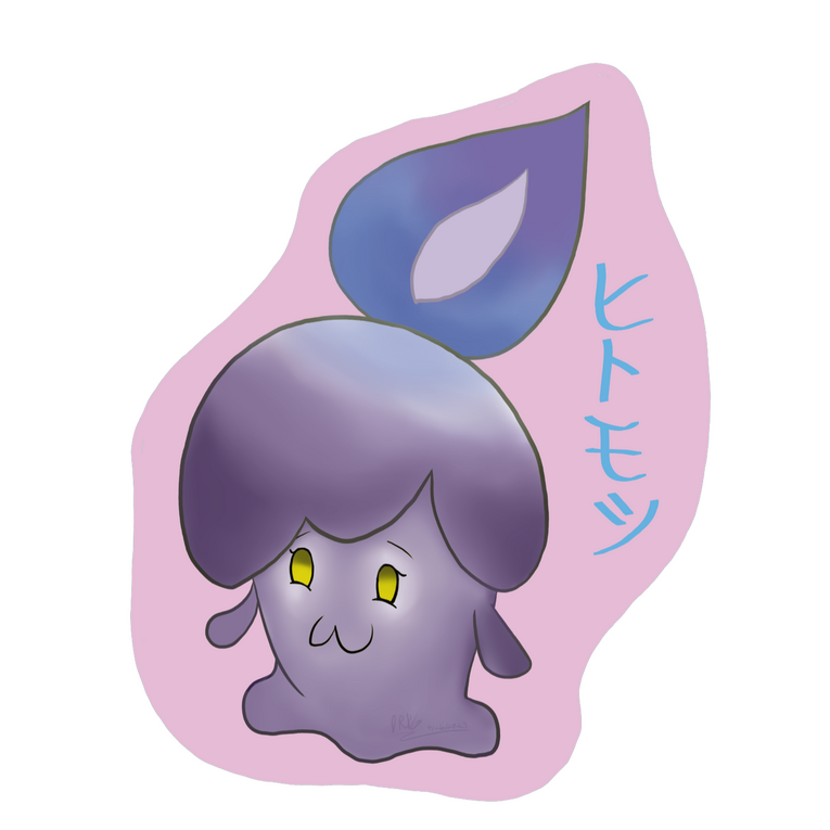 Litwick, fanart of Pokémon