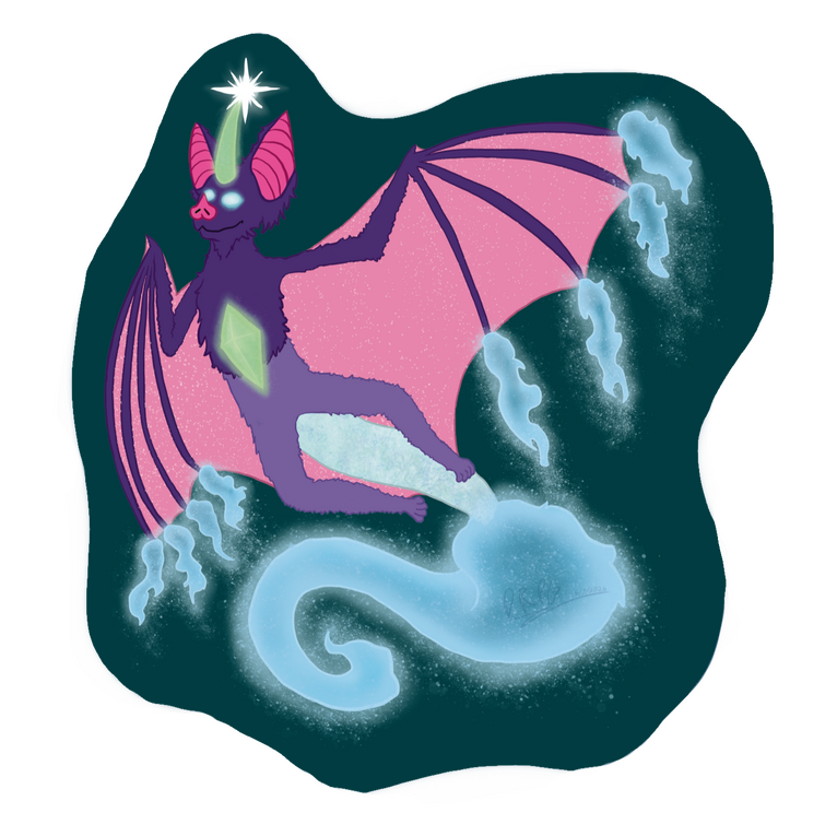 Star Bat, original art