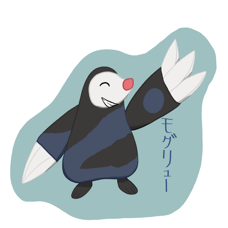 Drilbur, fanart of Pokémon